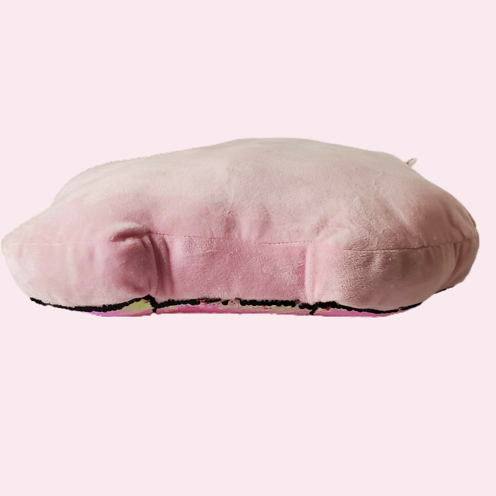Justice Girls When Pigs Fly Flip Sequin Pillow Girls Bedroom Pink Soft Sparkly - Fresh Stock Dated December 2025