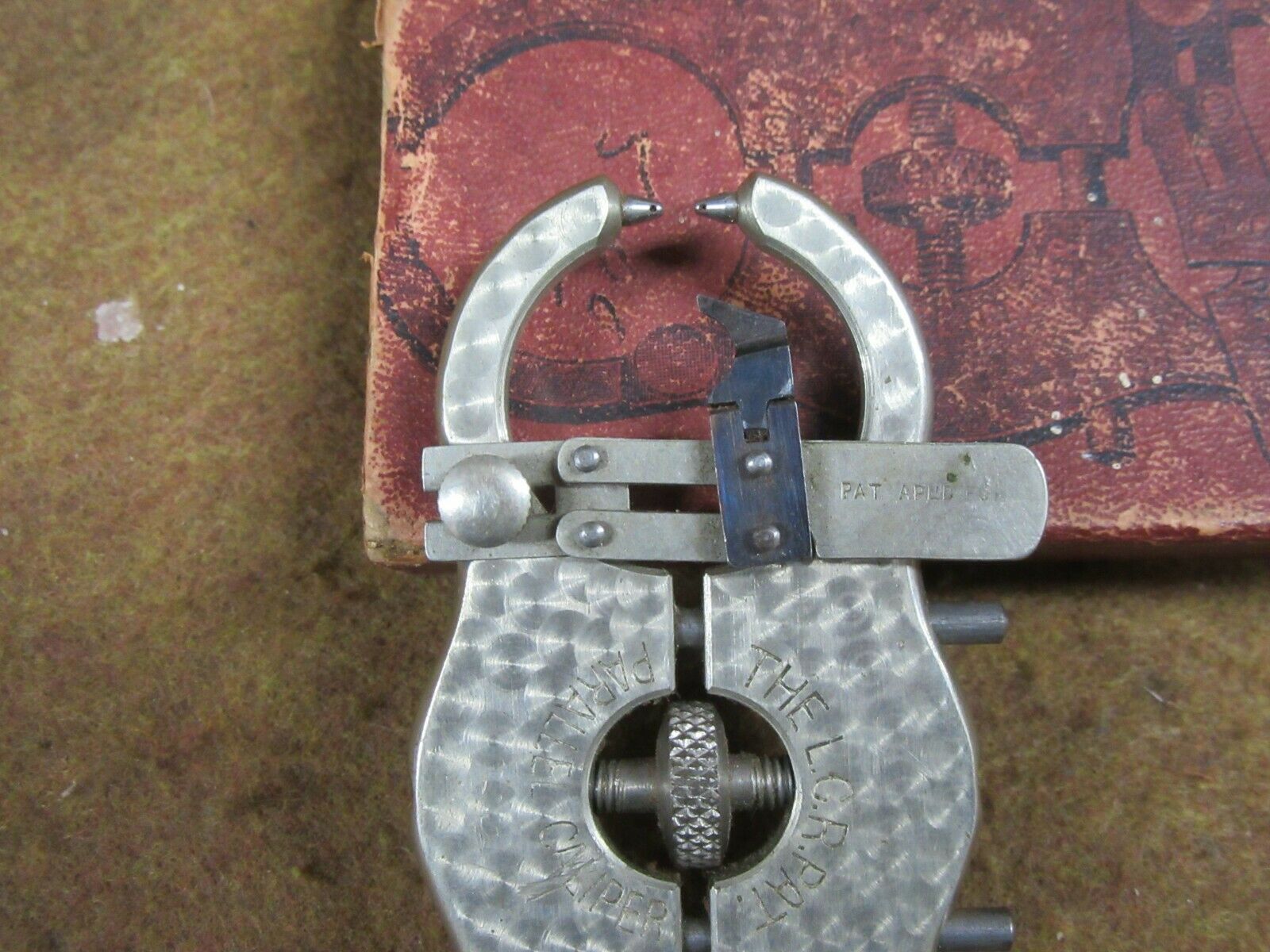 Vtg L.C.R Pat.Parallel Caliper,Orig Box,Pre-War,Germany~NICE😎😎😎#PC8.13.20 - Fresh Stock Dated December 2025