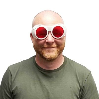 Television Room Glasses Willy Wonka Charlie Movie White Goggles Sunglasses TV - Fresh Stock Dated December 2025