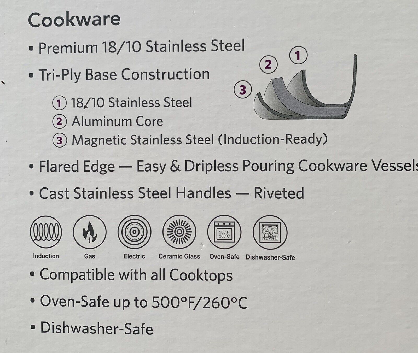 Tramontina, 8-Pc Double Hob Induction Cooking Cooktop System | Cookware + Lids - Fresh Stock Dated February 2026