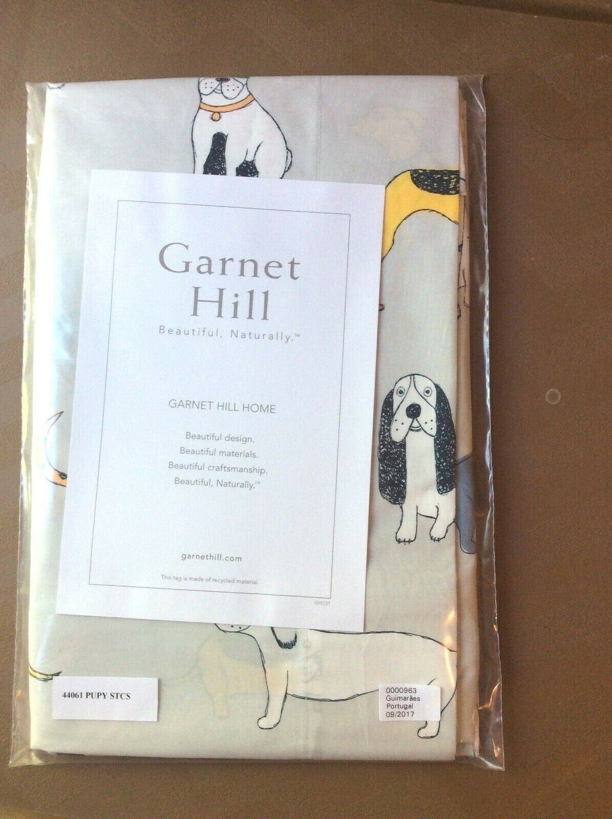 Garnet Hill Dog SET 2 PILLOWCASE cover retriever lab terrier holiday girl boy - Fresh Stock Dated December 2025
