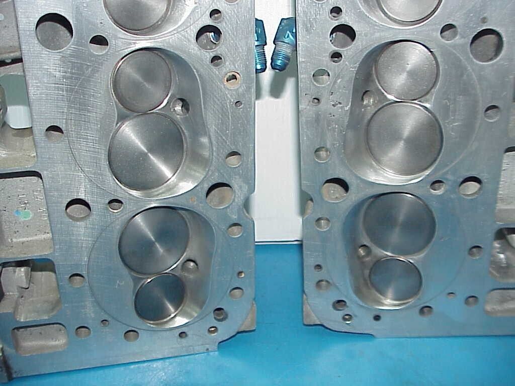 2 GM Chevy 18° Ported Aluminum Heads w/ Titanium Valves & PSI Springs 10134368 - Fresh Stock Dated February 2026