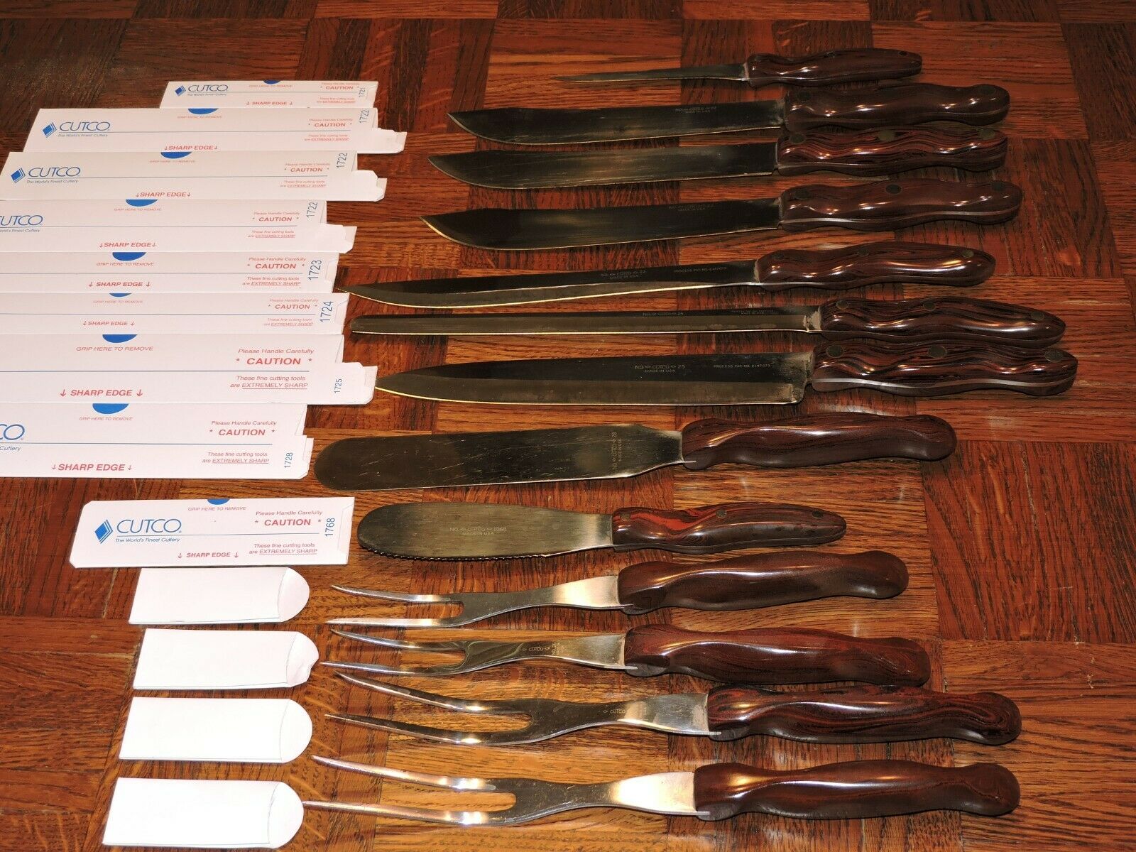 YOU CHOOSE VTG Cutco Utensil Replacement Brown Handle 21 22 23 24 25 28 1068 26 - Fresh Stock Dated December 2025