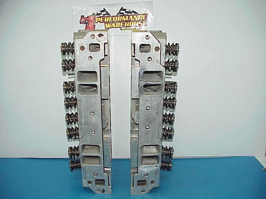 2 GM Chevy 18° Ported Aluminum Heads w/ Titanium Valves & PSI Springs 10134368 - Fresh Stock Dated February 2026