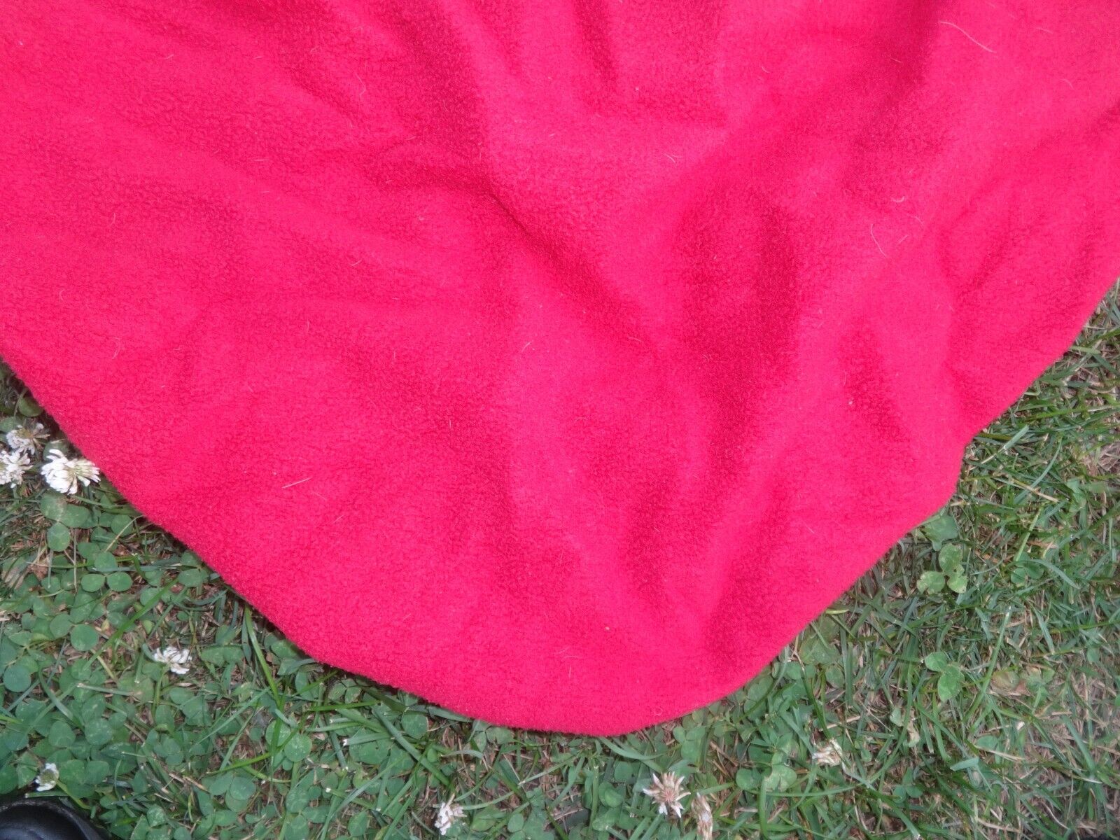 OVATION English Saddle Cover - RED, Gold Logo - Soft Flannel Material - GREAT! - Fresh Stock Dated December 2025