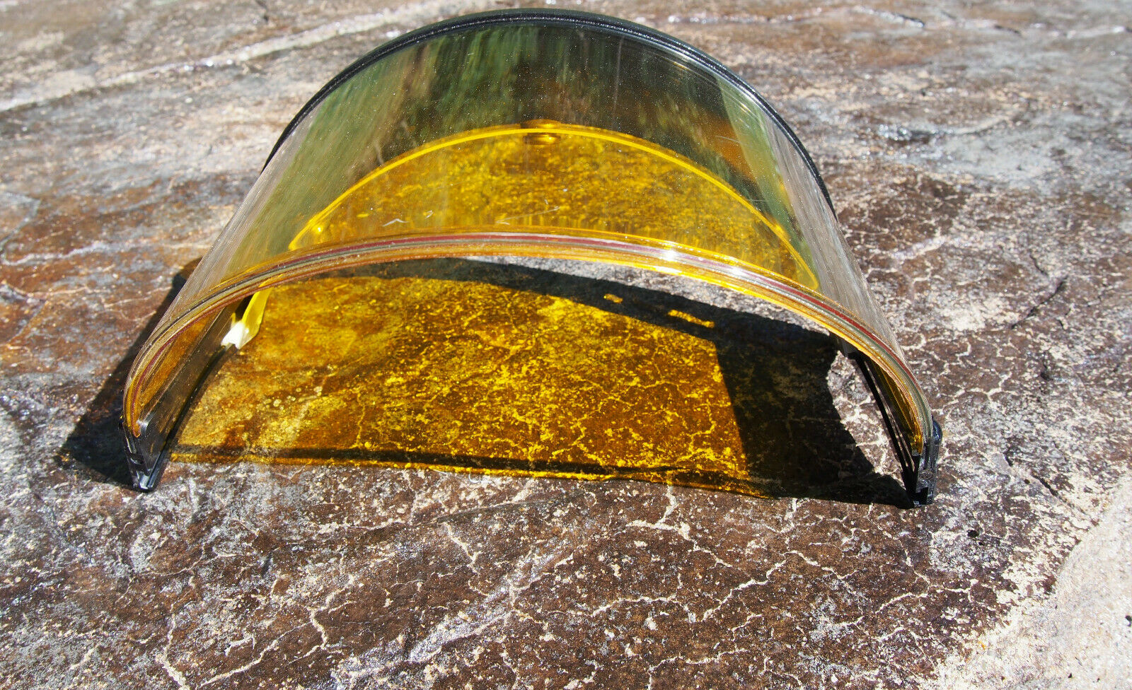 Vintage Super Seer Amber Lens Vari Shield w Hood Assembly & Slide Adapter NOS - Fresh Stock Dated December 2025