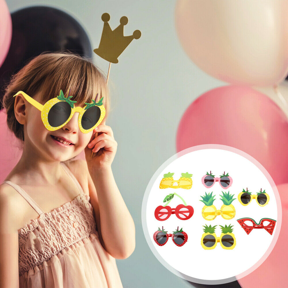 8pcs Party Eyeglasses Fruit Shape Creative Adorable Beach Sunglasses - Fresh Stock Dated February 2026