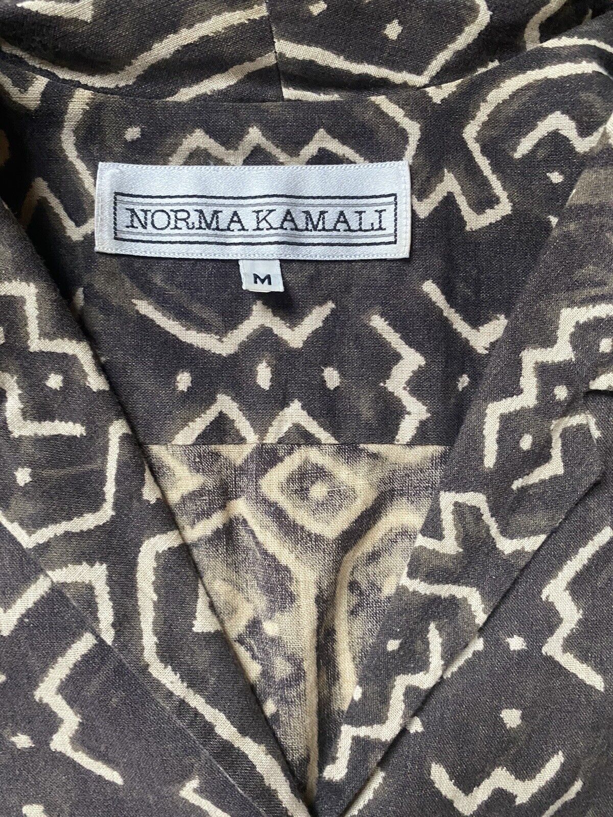 Vintage Norma Kamali Mud Cloth Top and Skirt - Fresh Stock Dated March 2026