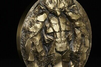 2021 China 80mm Brass Medal - Lion - Fresh Stock Dated February 2026