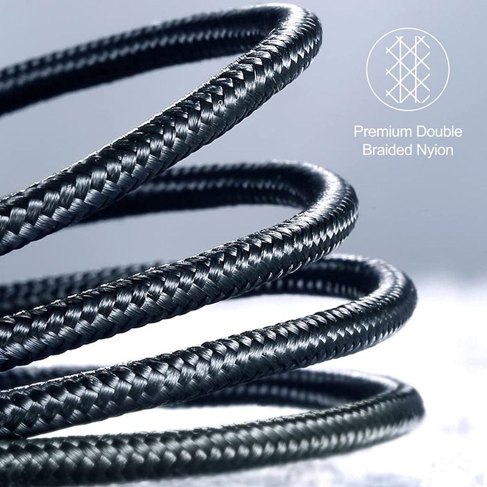 2Pack Multi Charging Cable, 1m Charger Cable Nylon Braided Multiple... - Fresh Stock Dated February 2026