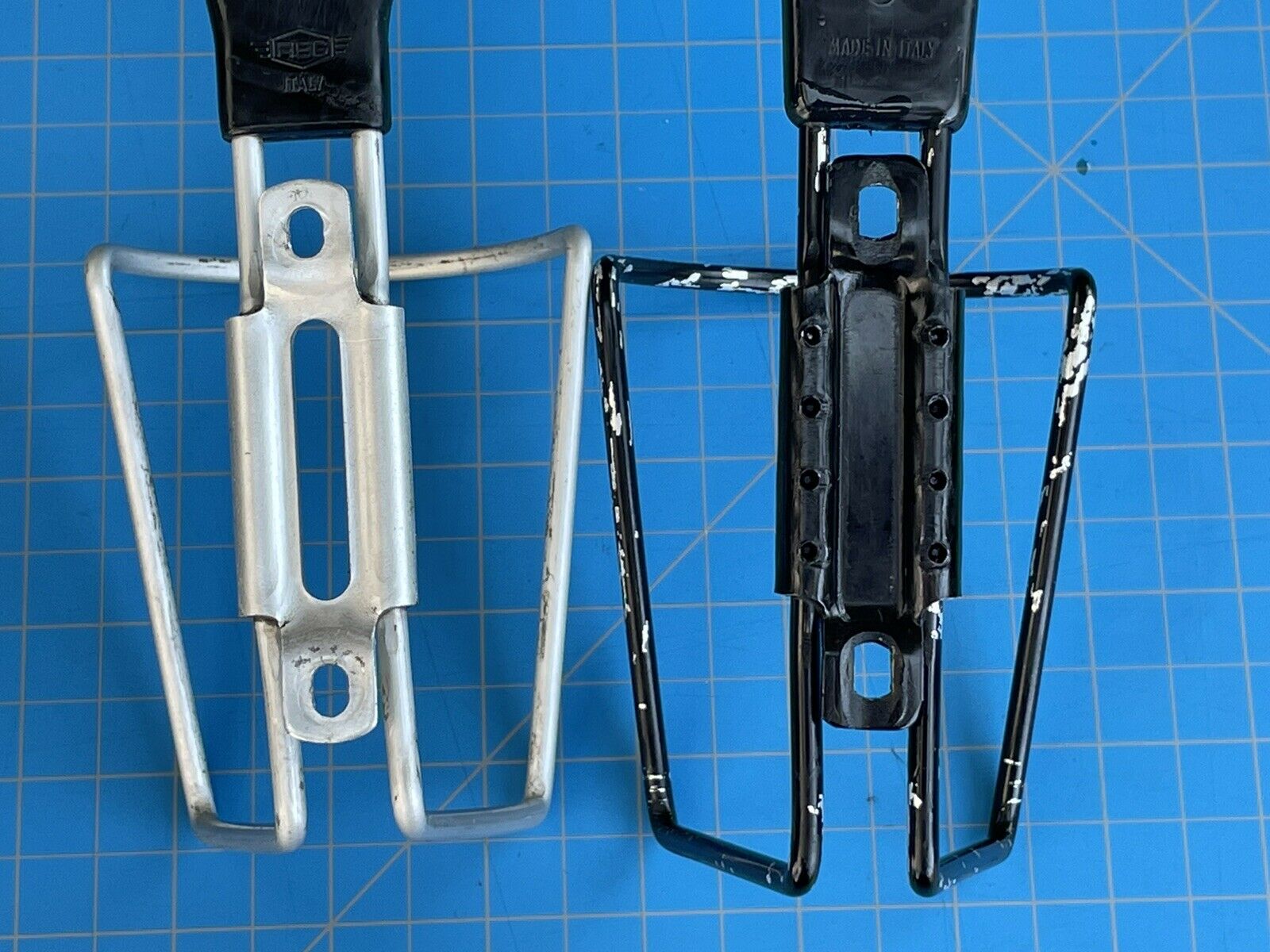 OMAS and REG Aluminum Water Bottle Cages O.M.A.S. Vintage Road Italy Bianchi - Fresh Stock Dated December 2025