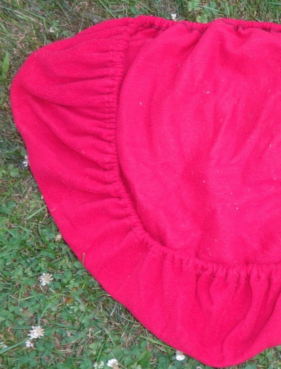 OVATION English Saddle Cover - RED, Gold Logo - Soft Flannel Material - GREAT! - Fresh Stock Dated December 2025