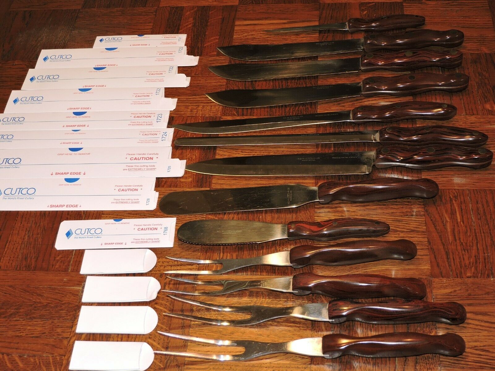 YOU CHOOSE VTG Cutco Utensil Replacement Brown Handle 21 22 23 24 25 28 1068 26 - Fresh Stock Dated December 2025