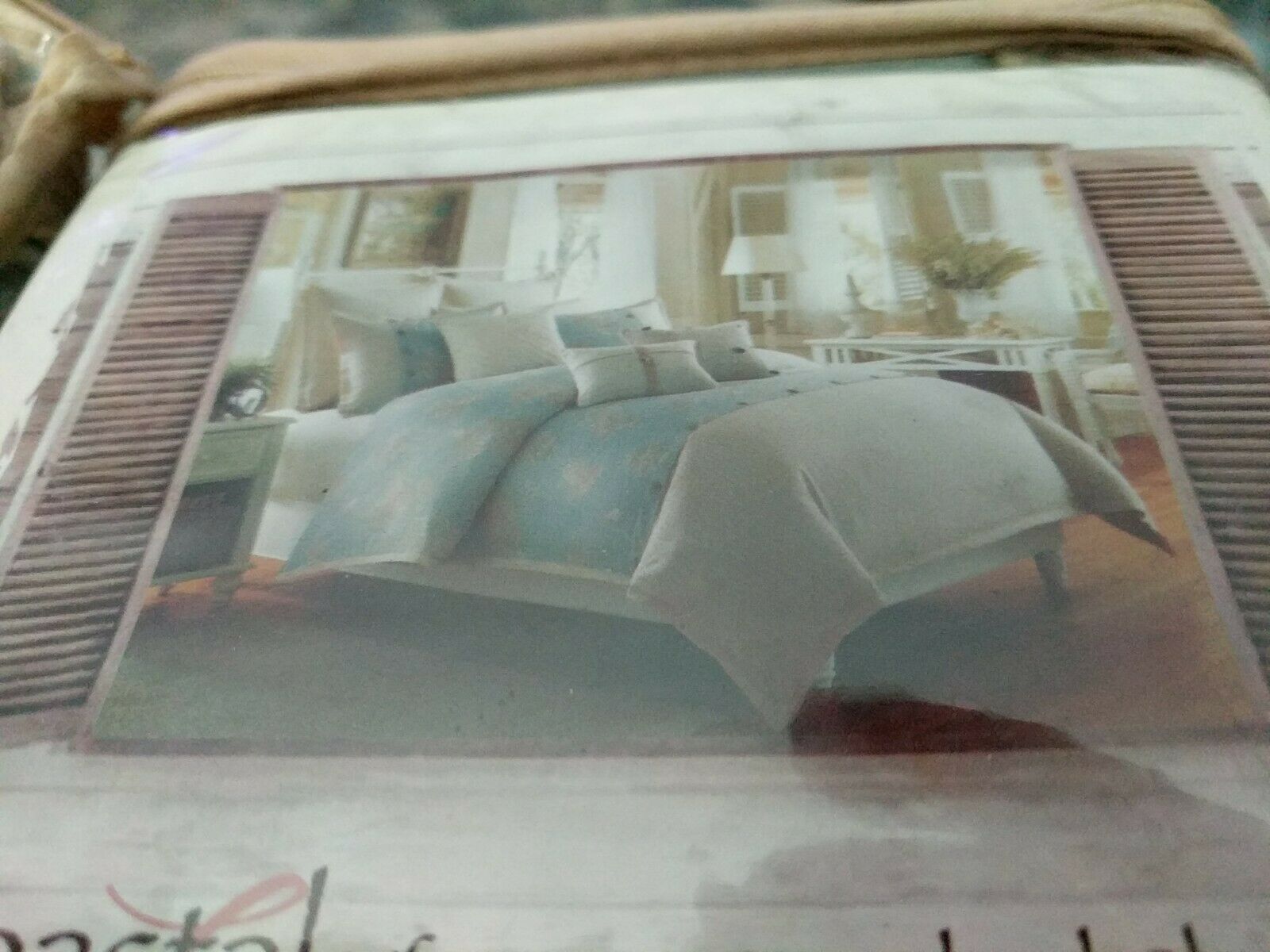 Coastal Life Luxe TWO seashell pattern standard Shams 20 x 26 nwt - Fresh Stock Dated December 2025