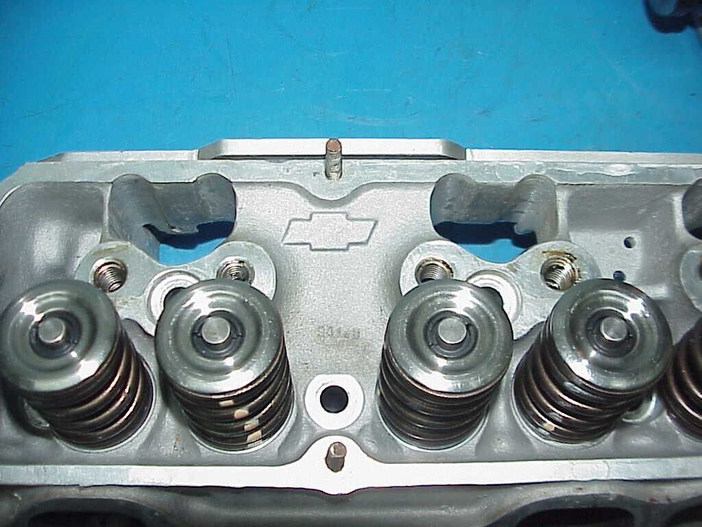 2 GM Chevy 18° Ported Aluminum Heads w/ Titanium Valves & PSI Springs 10134368 - Fresh Stock Dated February 2026