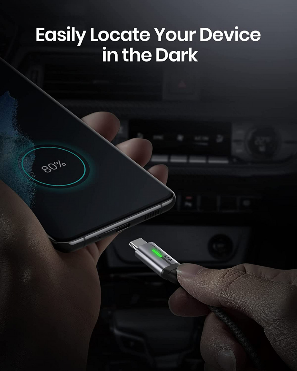 USB C Cable, INIU [5 Pack 3.1A] QC Fast Charging Type C Silver - Fresh Stock Dated February 2026