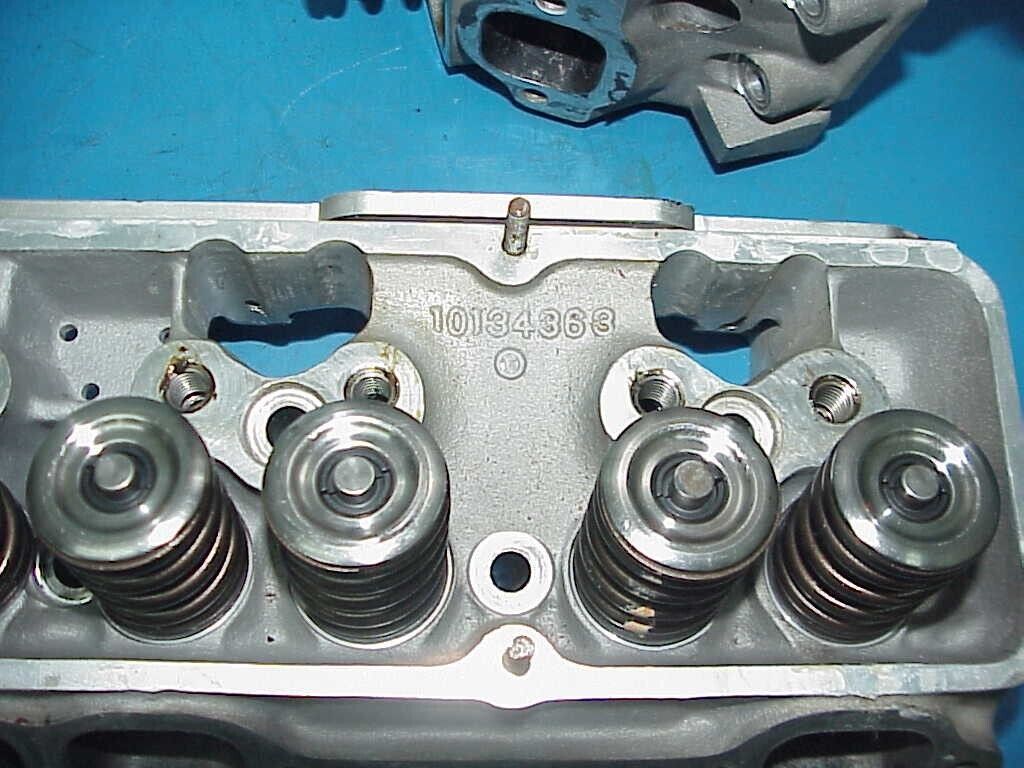2 GM Chevy 18° Ported Aluminum Heads w/ Titanium Valves & PSI Springs 10134368 - Fresh Stock Dated February 2026