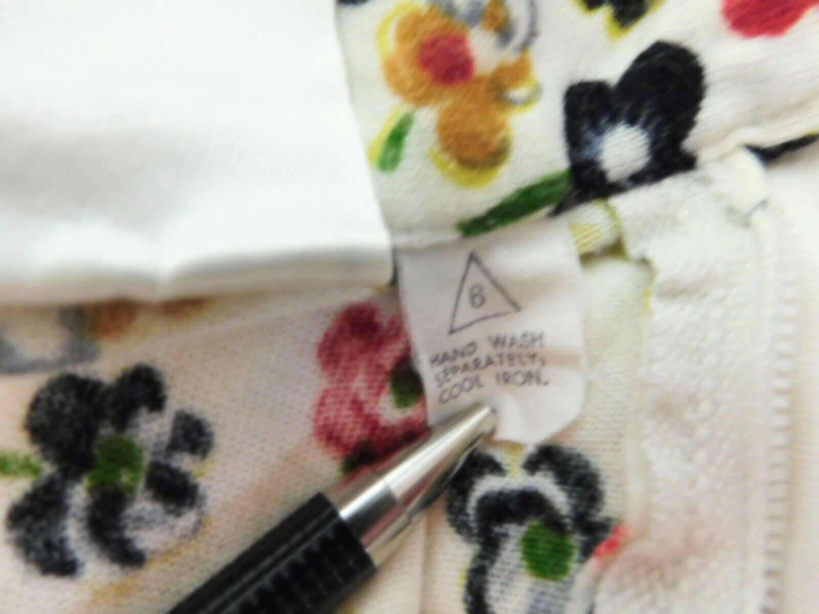 VTG 70's YOU BABES Floral Mini Skirt 28