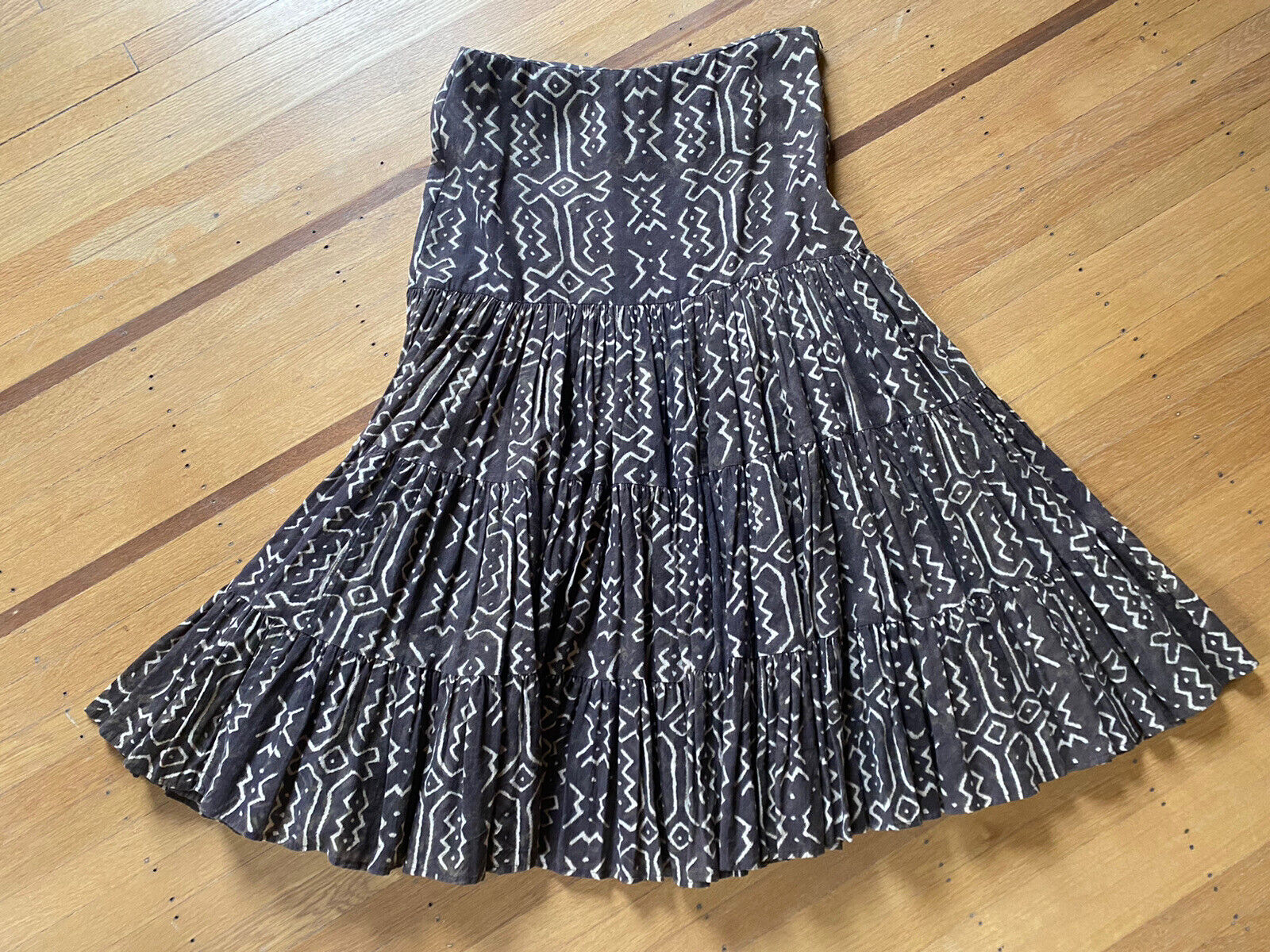 Vintage Norma Kamali Mud Cloth Top and Skirt - Fresh Stock Dated March 2026