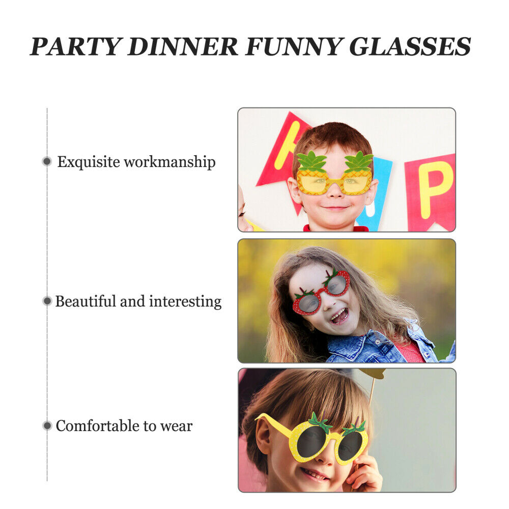 8pcs Party Eyeglasses Fruit Shape Creative Adorable Beach Sunglasses - Fresh Stock Dated February 2026