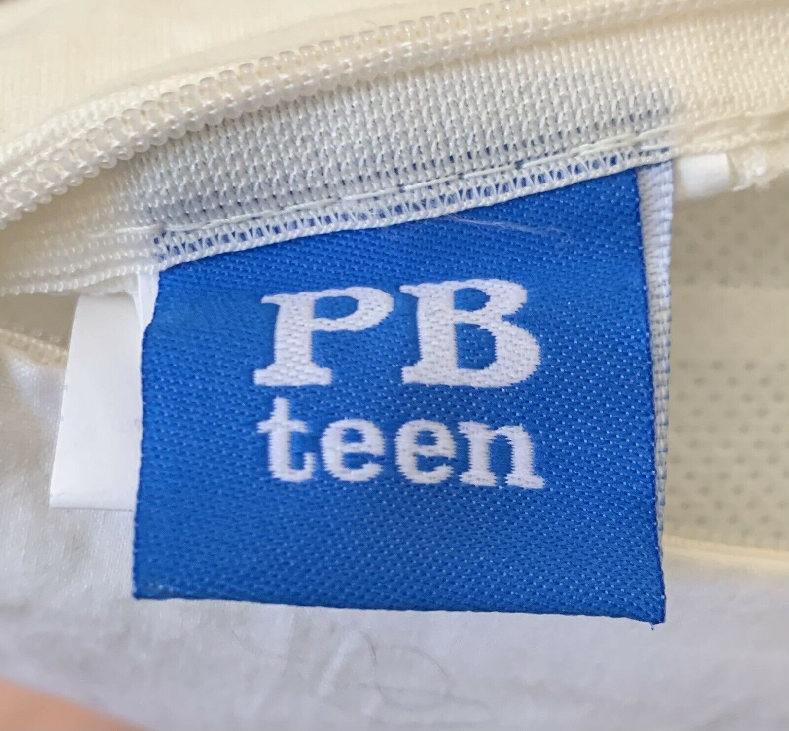 Pottery Barn Teen White Black Initial “A” Square Pillow Cover & Insert - Fresh Stock Dated December 2025