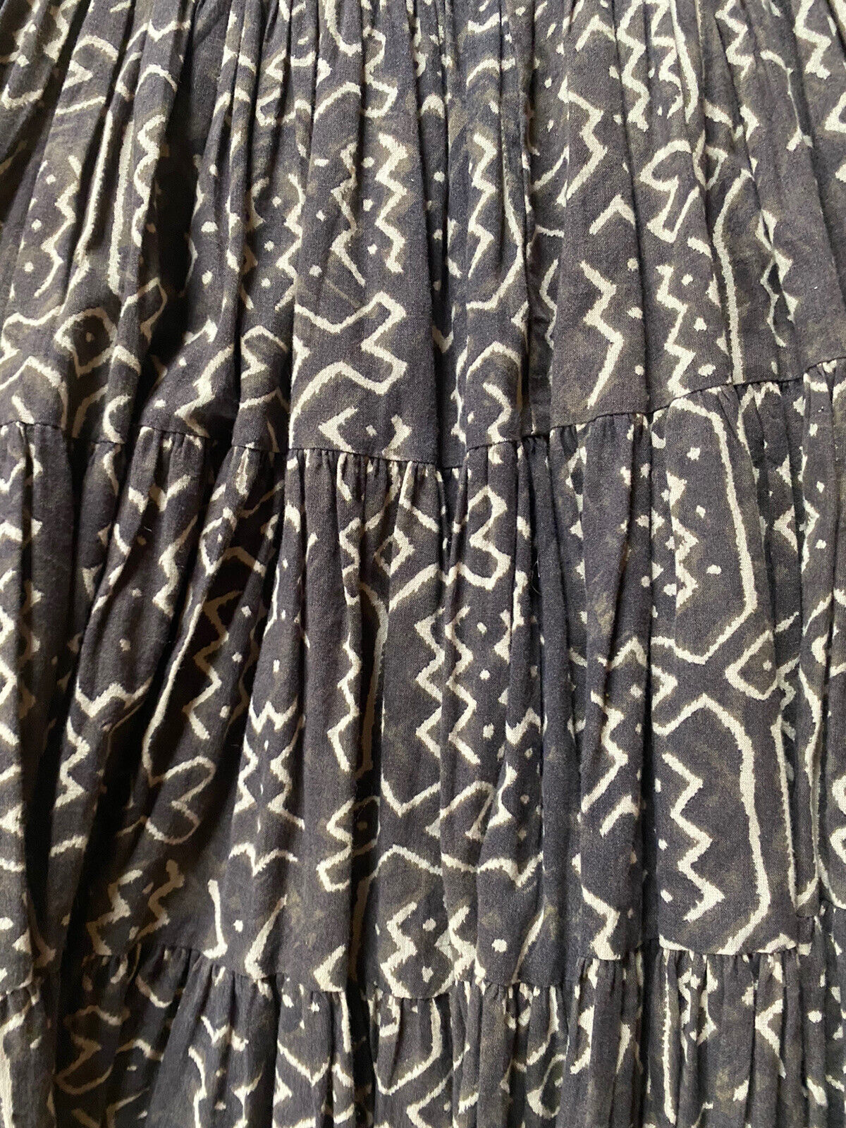 Vintage Norma Kamali Mud Cloth Top and Skirt - Fresh Stock Dated March 2026