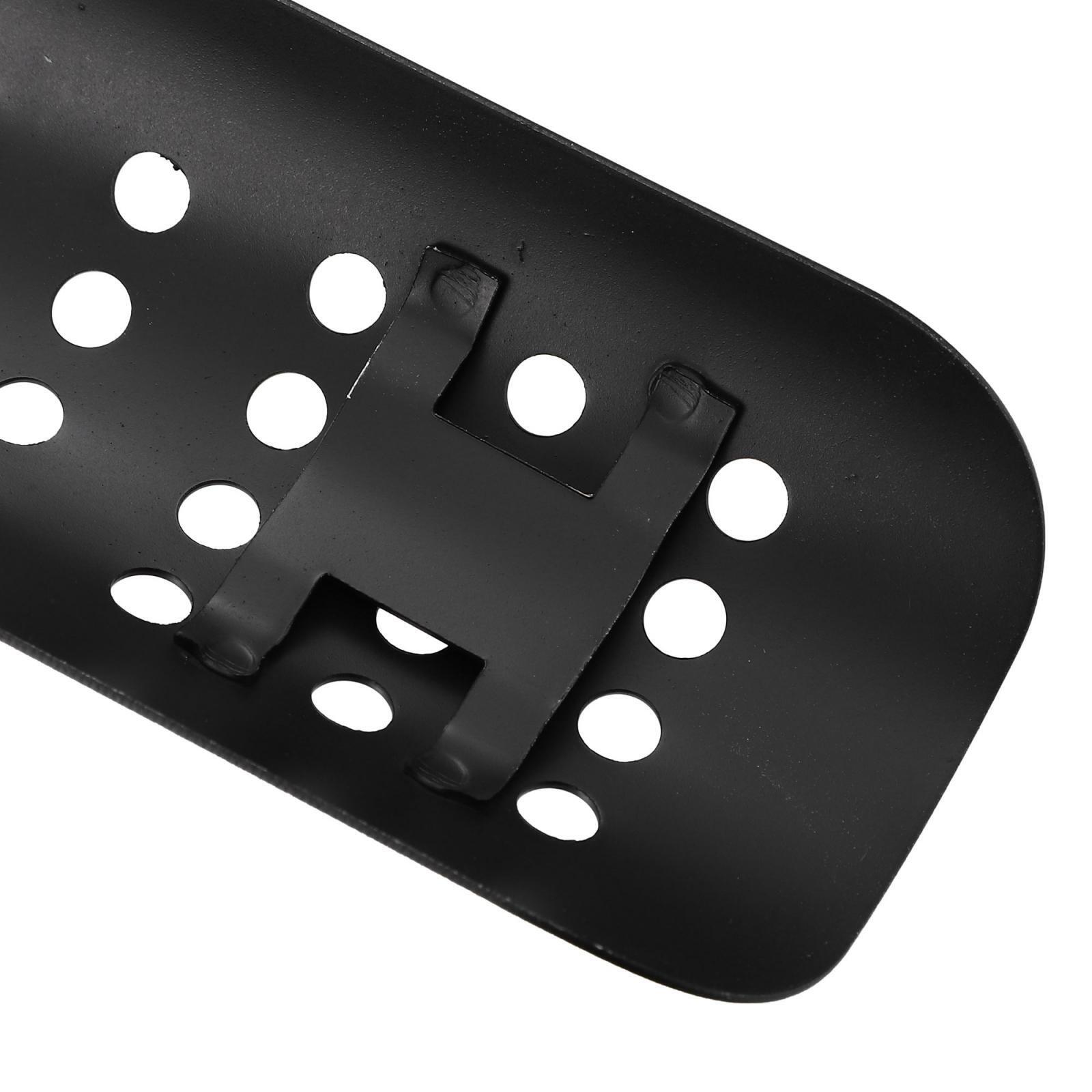 Motorcycle Exhaust Pipe Heat Shield for Harley with 20mm-70mm Clamps Black - Fresh Stock Dated February 2026