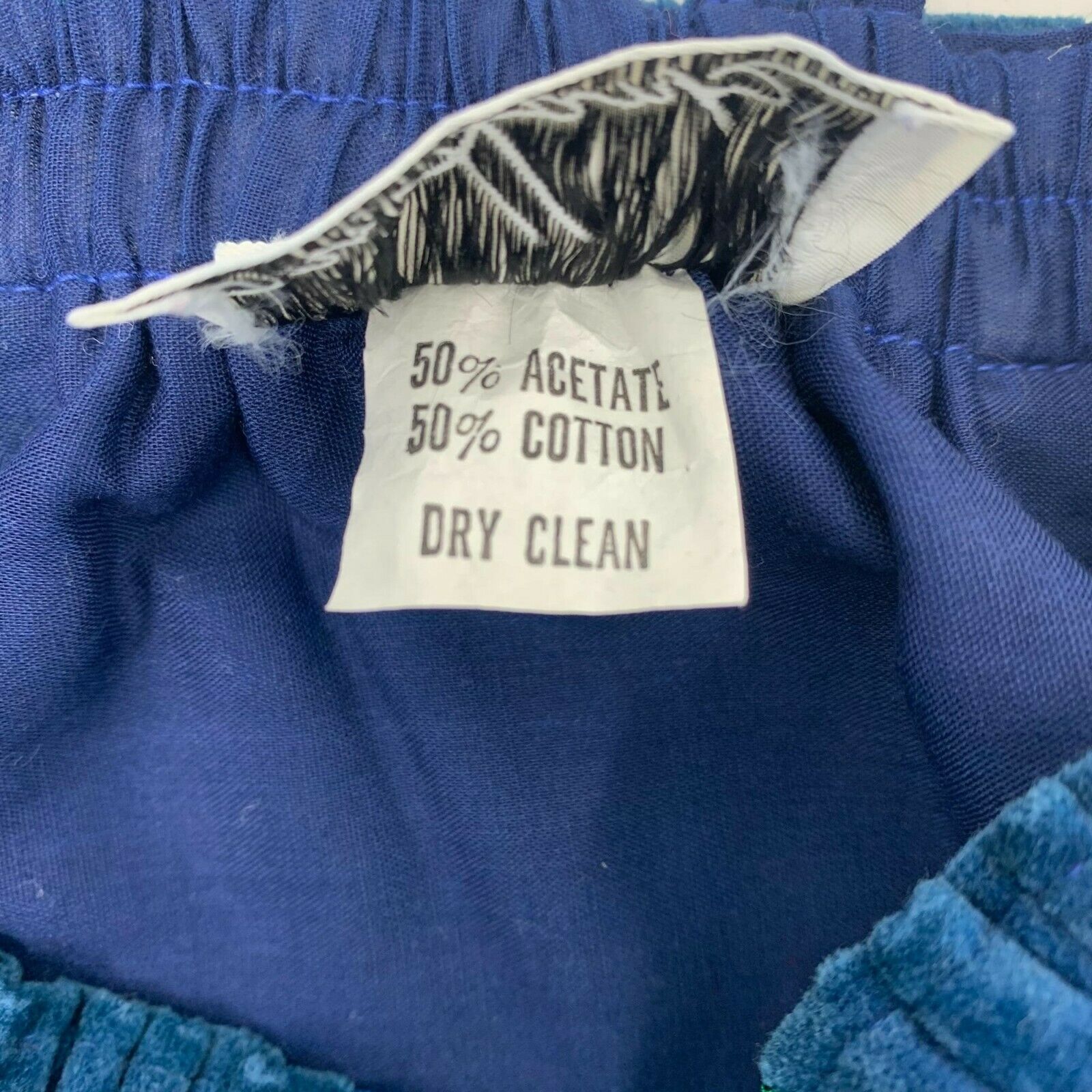 Vintage 70s Patch Work Maxi Skirt S Small Blue Plaid Pattern Hippy Festival Boho - Fresh Stock Dated March 2026