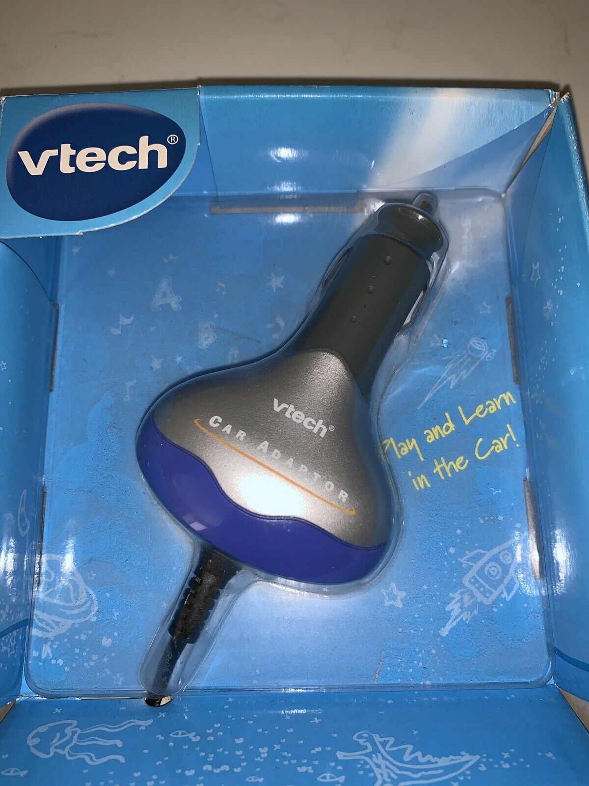 Vtech V.Reader Reader & MobiGo Car Adaptor Charger Power On The Go - Fresh Stock Dated February 2026