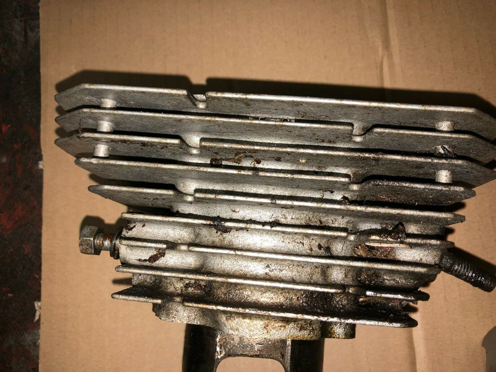 73-75 kawasaki h1 500 mach 3 triple center cylinder jug and piston 11005-123-2H - Fresh Stock Dated February 2026