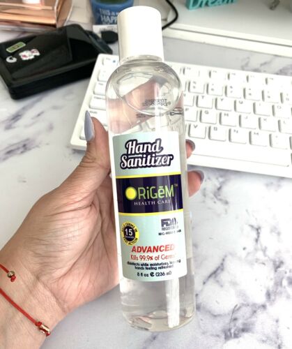 8 oz. Gel Instant Hand Sanitizer FDA Registered - Pack of 12 Bottles - Fresh Stock Dated February 2026