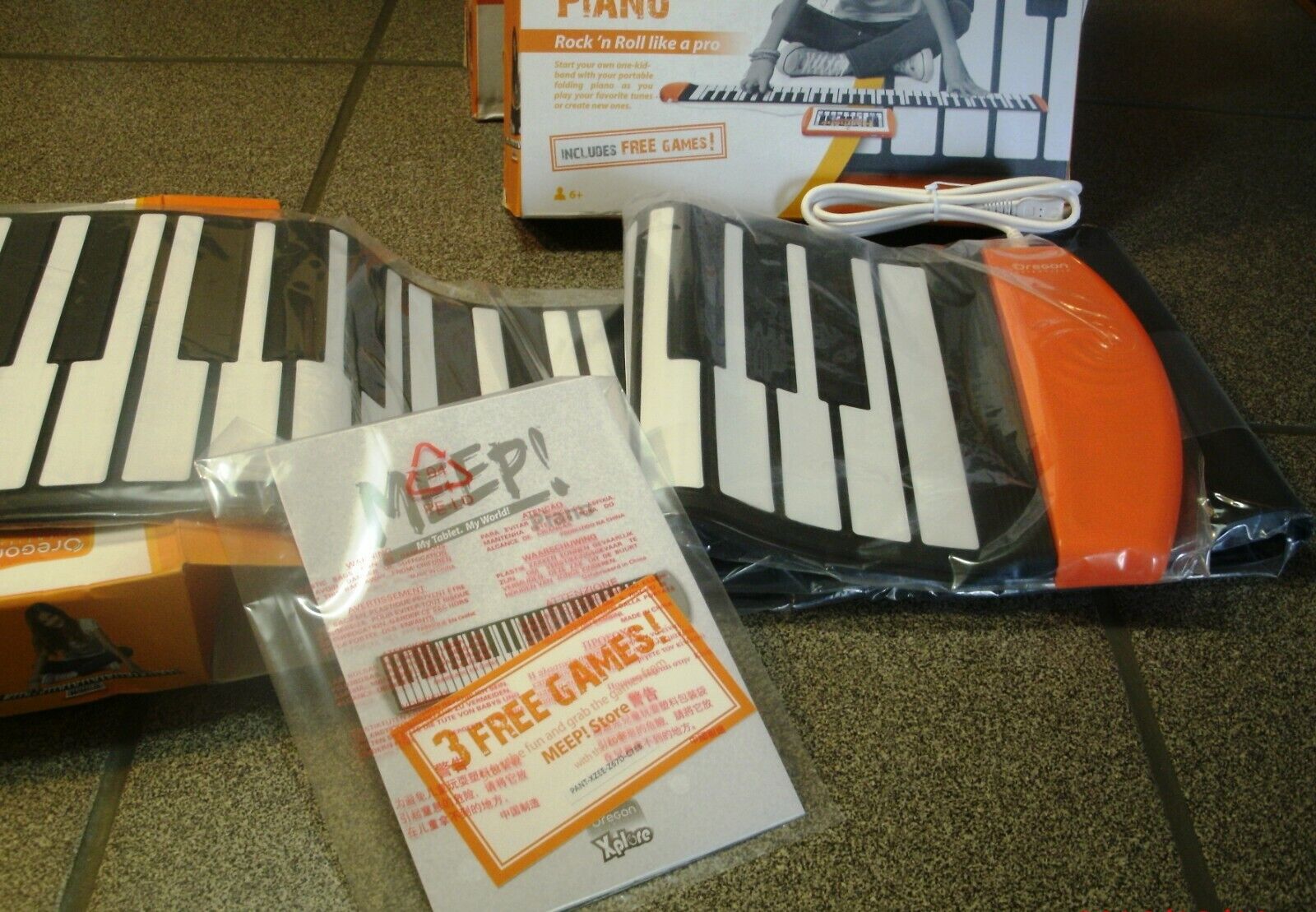 Meep Oregon Scientific Xplore Drum pad and Piano (2 items) #449 - Fresh Stock Dated February 2026