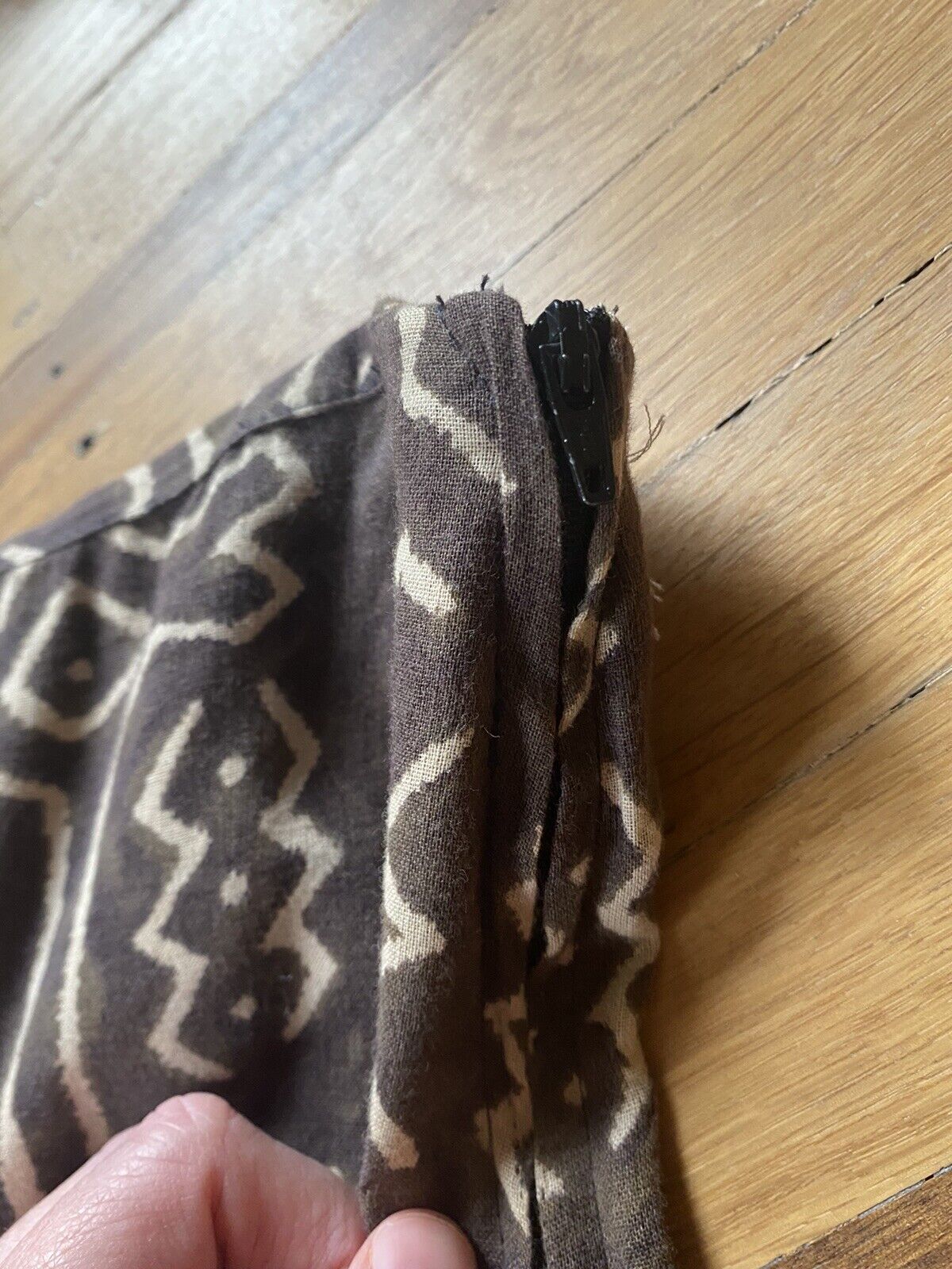 Vintage Norma Kamali Mud Cloth Top and Skirt - Fresh Stock Dated March 2026