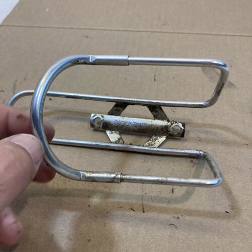 Vtg Old Early Vintage Jim Blackburn USA Silver bottle cage - Fresh Stock Dated December 2025