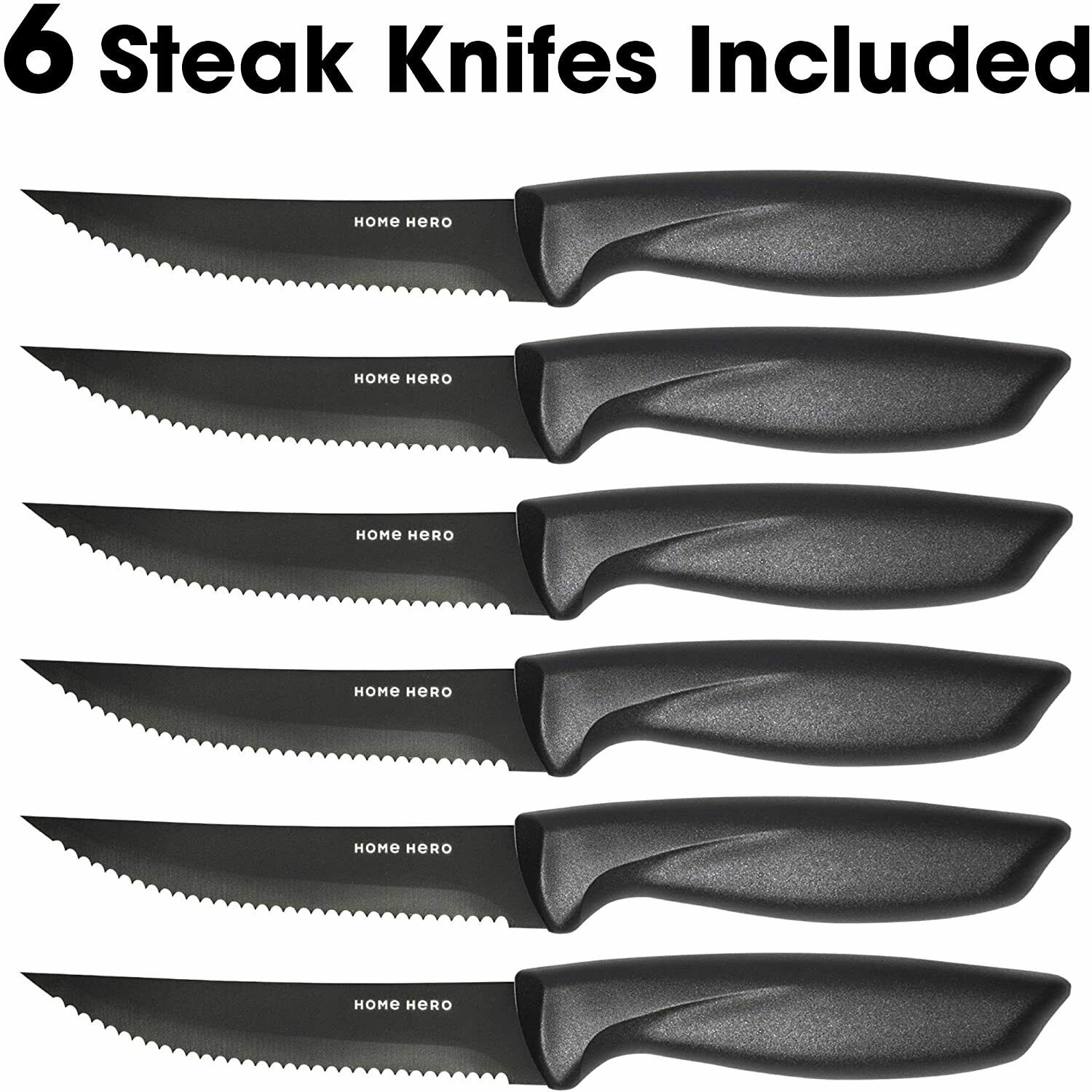 17 Piece Set ,Stainless Steel Knife Set with Block ,Kitchen Knives Set Chef Knif - Fresh Stock Dated December 2025