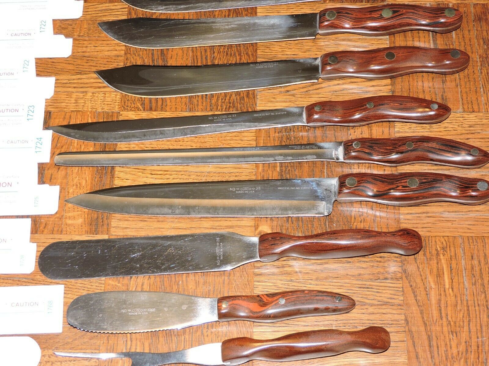 YOU CHOOSE VTG Cutco Utensil Replacement Brown Handle 21 22 23 24 25 28 1068 26 - Fresh Stock Dated December 2025