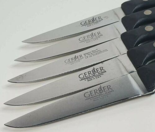 Gerber Balance Plus Kitchen Knife 5 Piece Parer Utility Steak Cutting Knives - Fresh Stock Dated December 2025