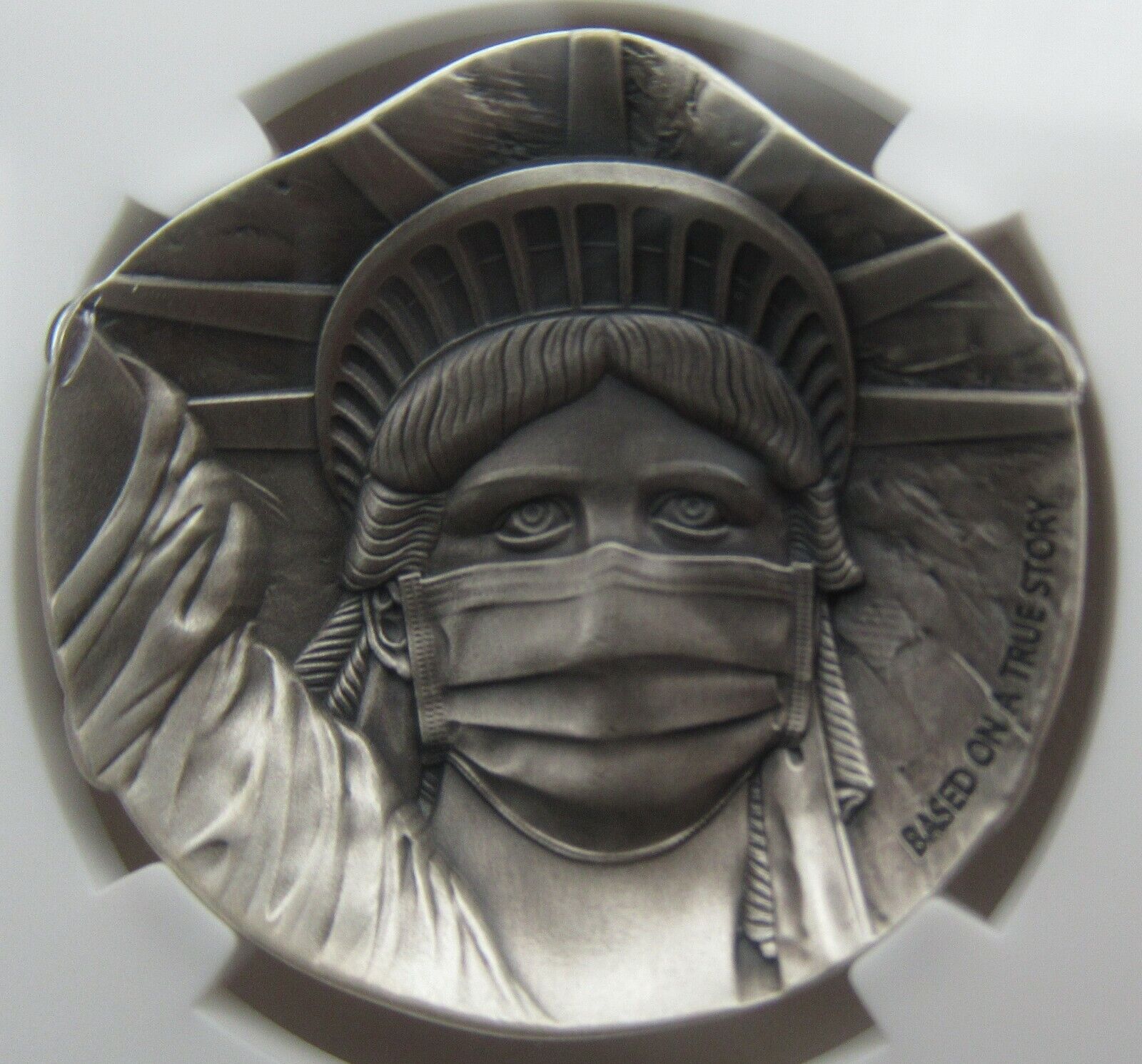 NGC MS70 China 2020 One World One Fight Fighting Against Virus Silver Medal 27g - Fresh Stock Dated February 2026