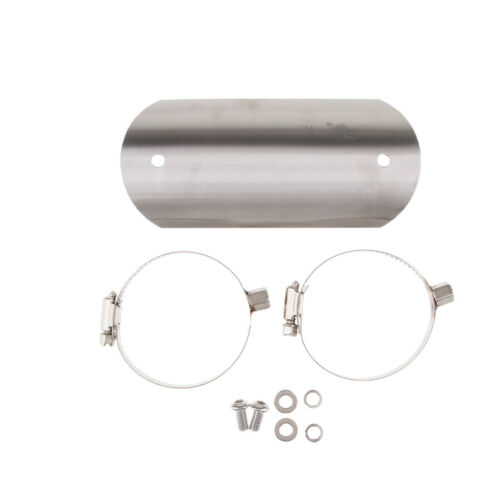 Universal Motorcycle Exhaust Muffler Pipe Heat Shield Cover Heel Guard #1 - Fresh Stock Dated February 2026