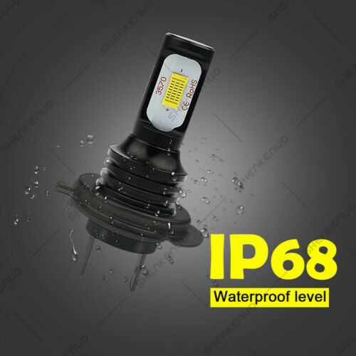 For Kawasaki KLR650 2008-2018 2PCS H7 LED Headlight Lights Bulbs Motorcycle Bike - Fresh Stock Dated February 2026