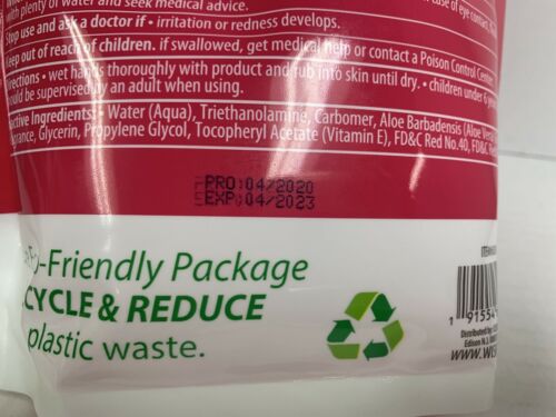 2 Wish Ultra Hand Sanitizer refill 33.8oz Each, Watermelon 70% Ethyl Alcohol - Fresh Stock Dated February 2026