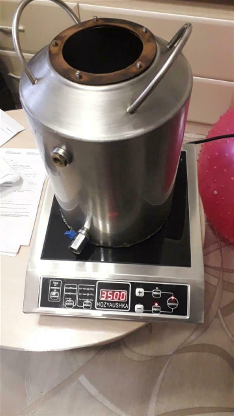 Induction Cooker 3500W Stainless Steel Temperature Adjustment Household Stir Fry - Fresh Stock Dated February 2026
