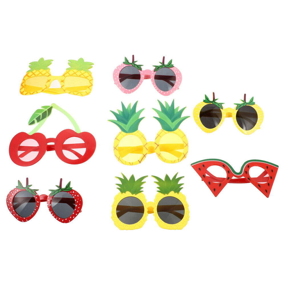 8pcs Party Eyeglasses Fruit Shape Creative Adorable Beach Sunglasses - Fresh Stock Dated February 2026