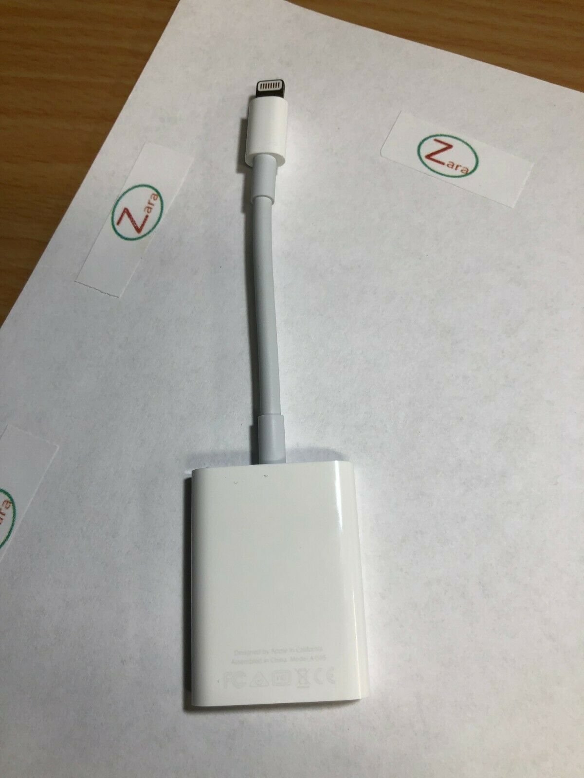 Original Apple Lightning to SD Card Camera Reader A1595 MJYT2AM/A Fast Shipping! - Fresh Stock Dated February 2026