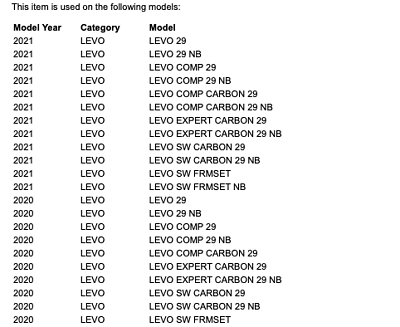 Specialized MY19 Levo FSR Chainguide Assy 32T-34T - Fresh Stock Dated February 2026