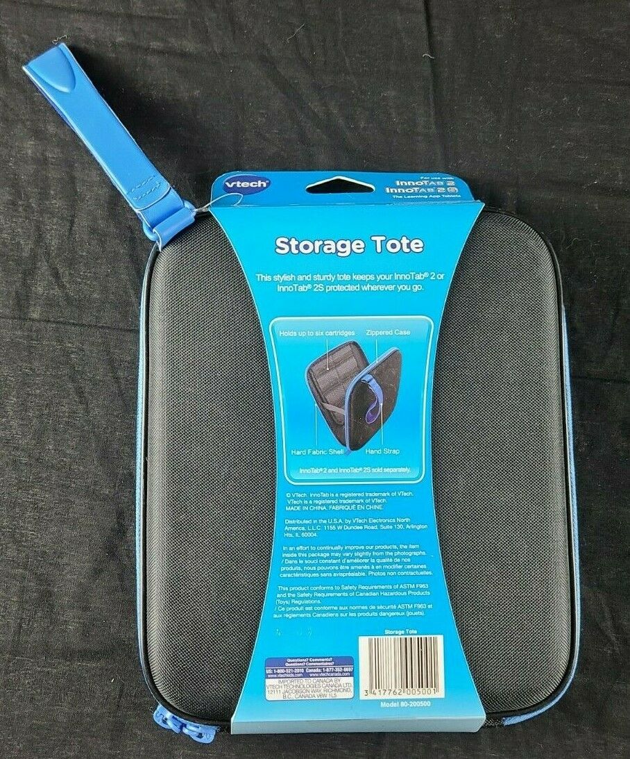 Vtech InnoTab 2 Storage Tote Case - Fresh Stock Dated February 2026