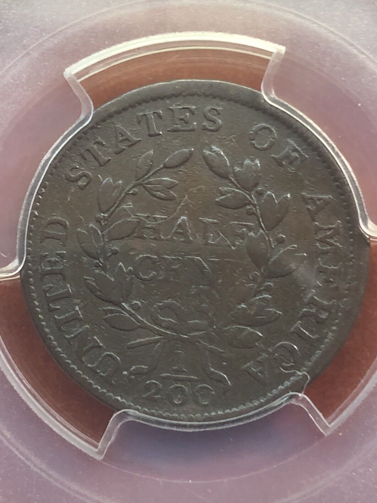 1802/0 HALF CENT PCGS F15 C-2 REVERSE OF 1802 EXTREMELY RARE IN A STRAIGHT GRADE - Fresh Stock Dated February 2026