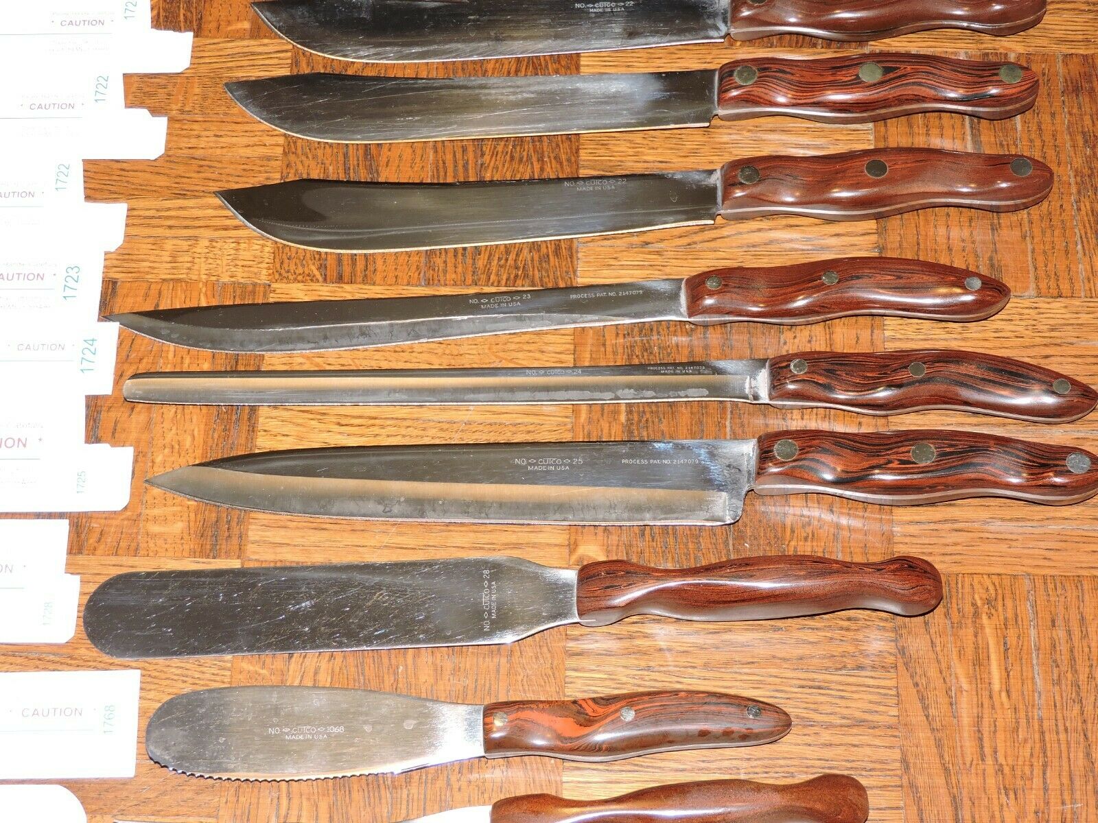 YOU CHOOSE VTG Cutco Utensil Replacement Brown Handle 21 22 23 24 25 28 1068 26 - Fresh Stock Dated December 2025