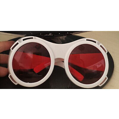 Television Room Glasses Willy Wonka Charlie Movie White Goggles Sunglasses TV - Fresh Stock Dated December 2025