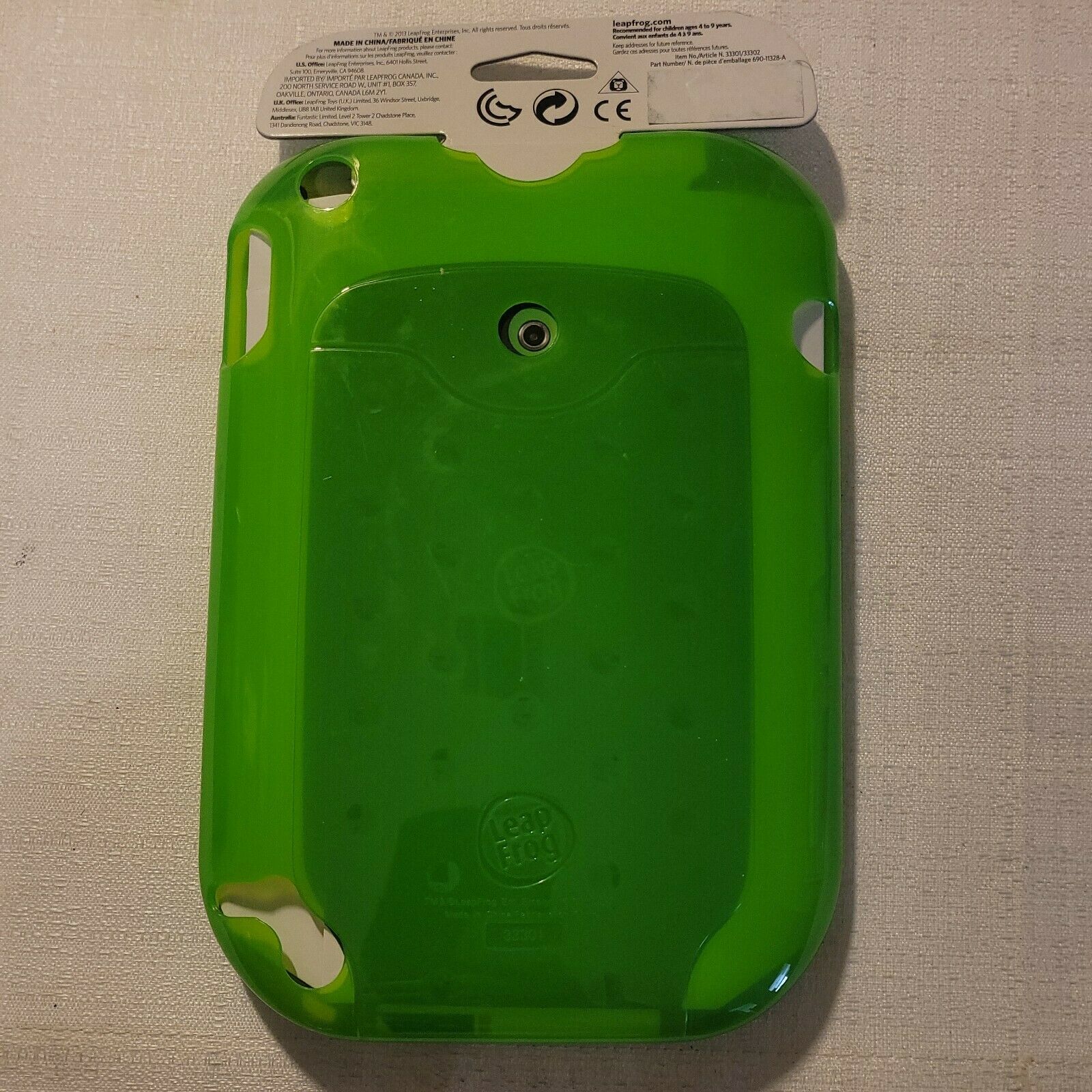 Brand New LEAP FROG LEAPPAD ULTRA GEL SKIN ACCESSORY *GREEN* FREE SHIPPING - Fresh Stock Dated February 2026